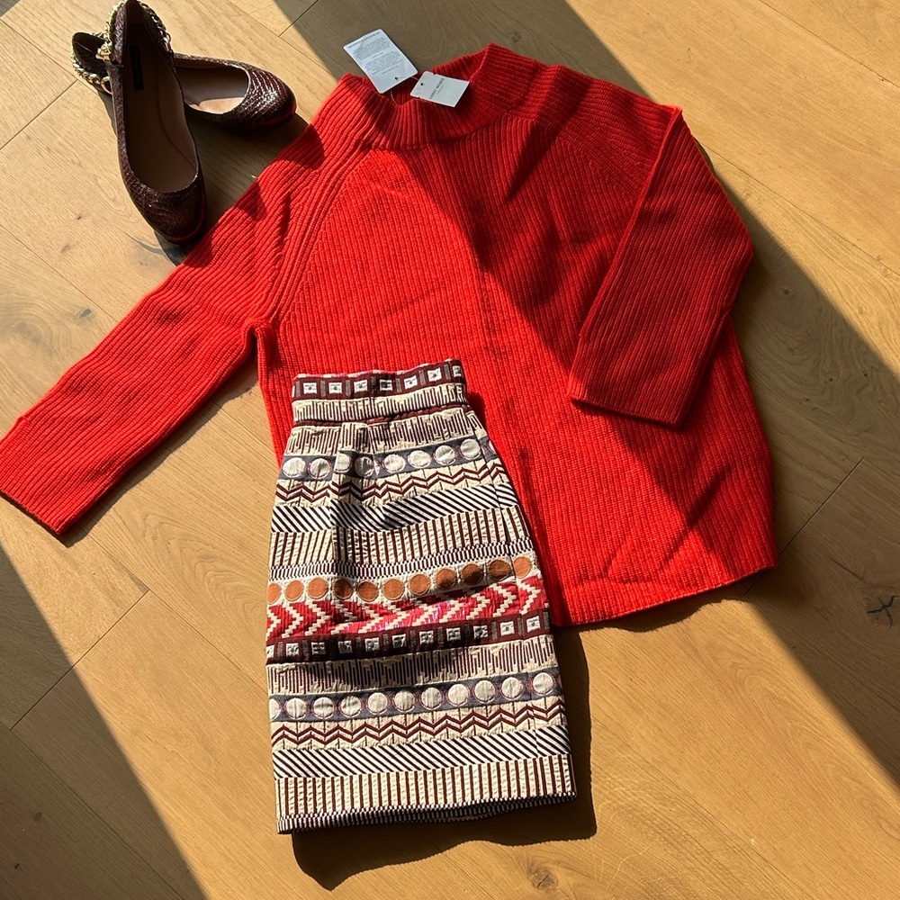 Anthropologie Nomad Glistened Geo Morgan Carper